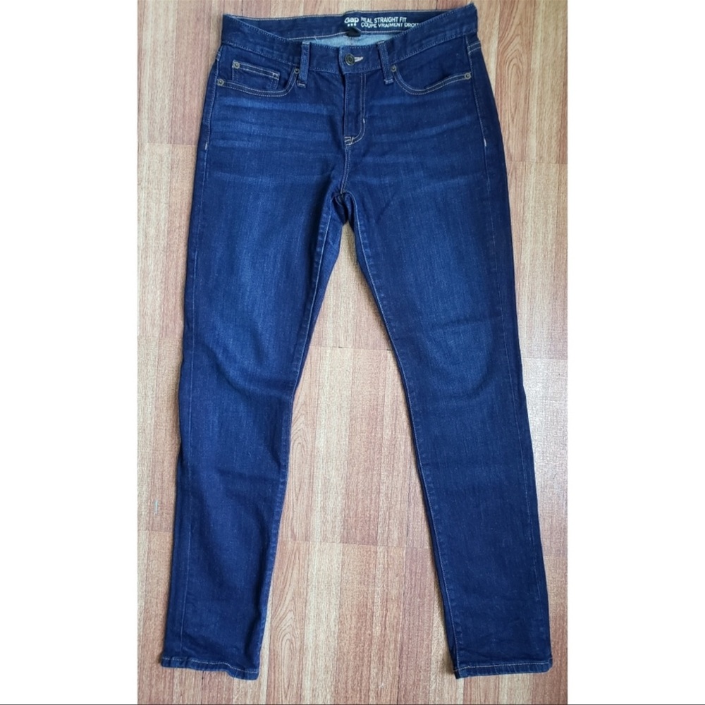 Gap Straight Leg Blue Jeans